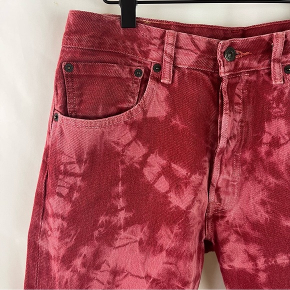 GoodTreasures Damage Control Reverse Tie Dye Vintage 501xx Buttonfly Jeans 33x32 - Picture 11 of 16
